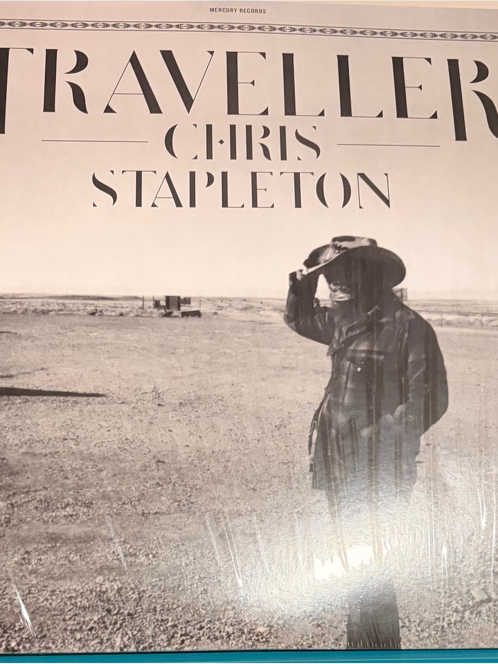 Chris Stapleton "Traveller" Vinyl Record - Black & Cream LP